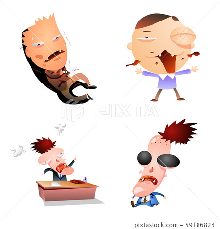 Gradient Comic Characters Gradient Comic Characters 59186823