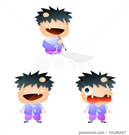 漸變漫畫人物 59186887