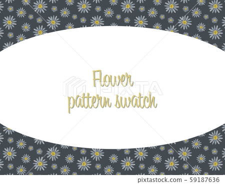 Watercolor illustration gray frame material 59187636