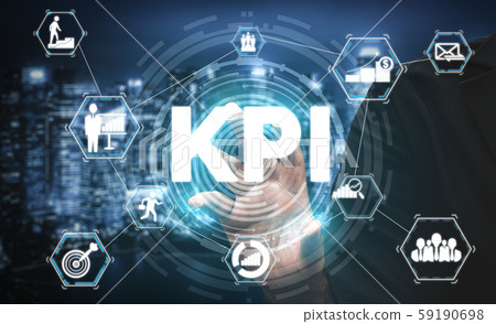 KPI Key Performance Indicator for Business Concept 59190698