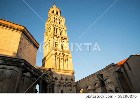 The Diocletian's Palace in Split, Croatia. The Diocletian's Palace in Split, Croatia. 59190870