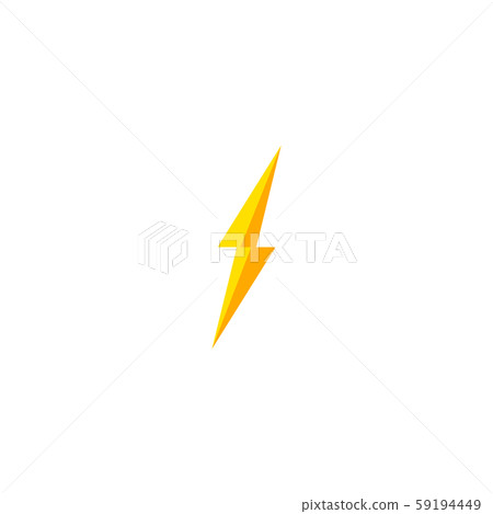 Flash and thunder bolt icon. High voltage and Flash and thunder bolt icon. High voltage and 59194449