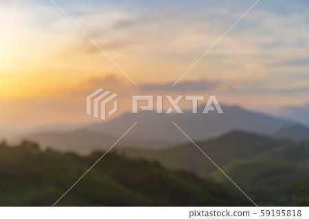 Blur background landscape of nature with mountain 59195818