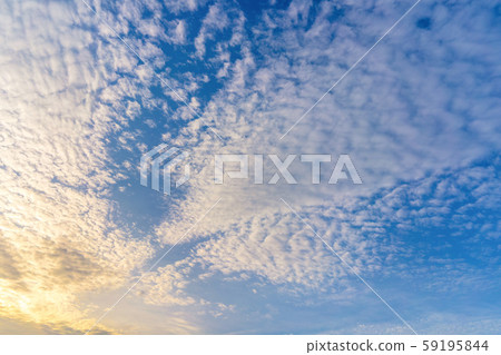 Blue sky and white puffy clouds Blue sky and white puffy clouds 59195844
