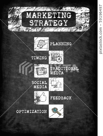 Marketing strategy. Website development, social media, optimization and advertising concept 59196497