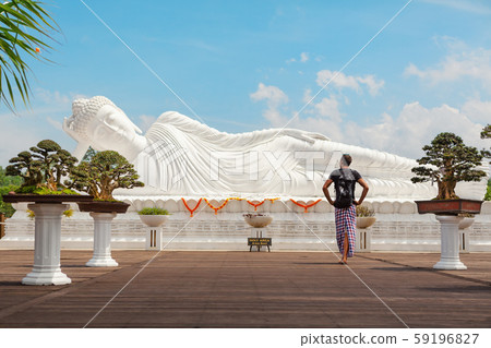 Buddha statue in buddhist temple Vihara Dharma 59196827