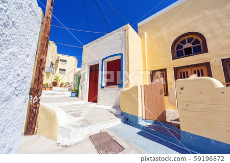 Greece, Santorini, Emporio cityscape in summer Greece, Santorini, Emporio cityscape in summer 59196872