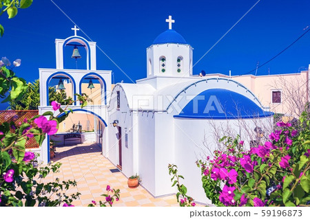 Greece, Santorini, Emporio cityscape in summer Greece, Santorini, Emporio cityscape in summer 59196873
