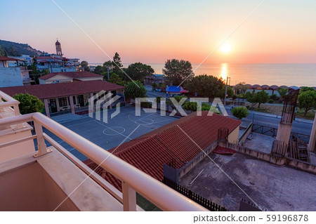 希臘扎金索斯島夏日夜景 59196878