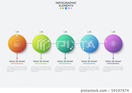 Modern Infographic Template. Vector - Stock Illustration [59197874] - PIXTA