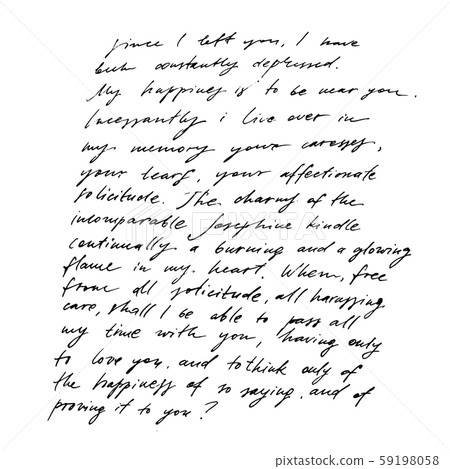 Handwritten abstract text wallpaper. Imitation of a abstract vintage lettering. Letters used in 59198058