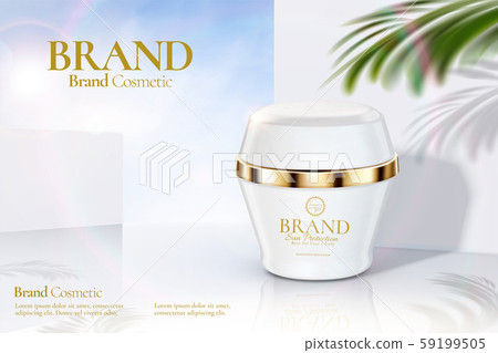 Cosmetic cream jar ads 59199505