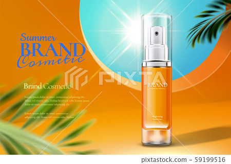 Cosmetic Spray Bottle Ads - Stock Illustration [59199516] - Pixta