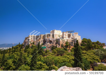 greece landscape of the acropolis of athens in summer 59199700