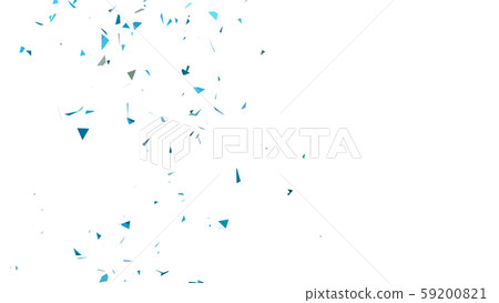 Confetti of CG Particle Triangle 59200821