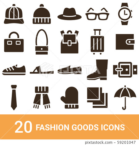 Product icon Fashion goods silhouette 20 sets 59201047