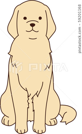 Golden Retriever (sitting) Golden Retriever (sitting) 59201168
