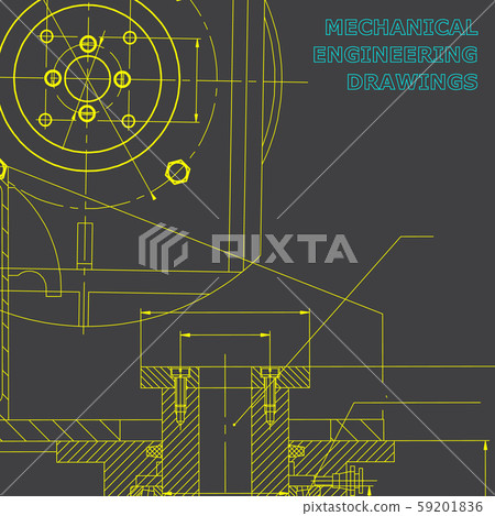 Blueprint, Sketch. Vector engineering illustration 59201836