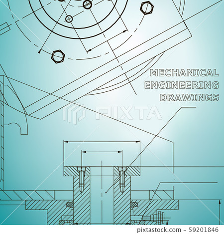 Blueprint, Sketch. Vector engineering illustration Blueprint, Sketch. Vector engineering illustration 59201846