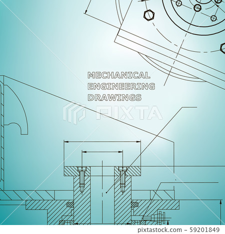 Blueprint, Sketch. Vector engineering illustration Blueprint, Sketch. Vector engineering illustration 59201849