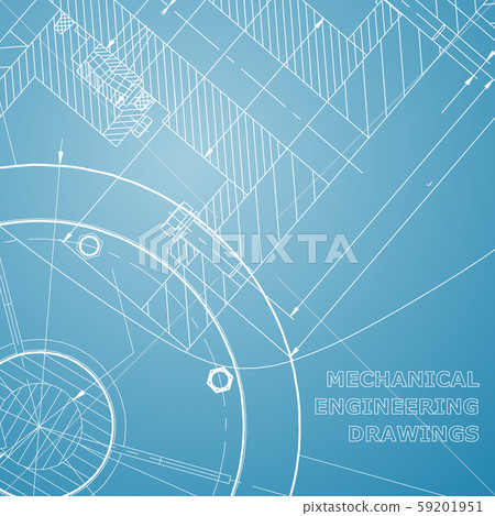 Mechanical engineering drawings. Background for inscription 59201951