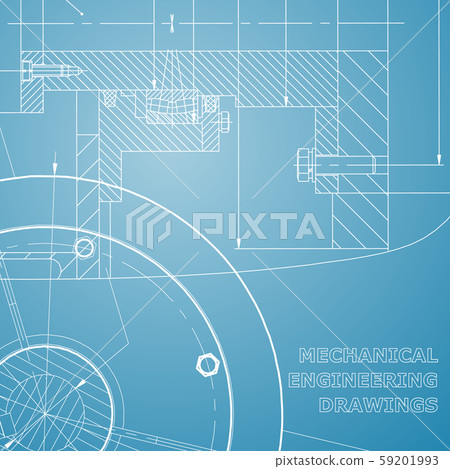 Backgrounds of engineering subjects. Technical illustration Backgrounds of engineering subjects. Technical illustration 59201993