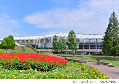 仙台市泉區七北公園的風景 照片素材 圖片 圖庫