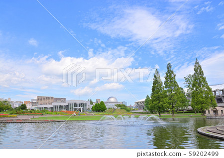 仙台市泉區七北公園的風景 照片素材 圖片 圖庫