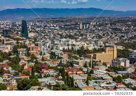 Tbilissi cityscape skyline Georgia Europe landmark Tbilissi cityscape skyline Georgia Europe landmark 59202835