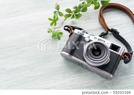 A digital camera with a retro atmosphere 59203166