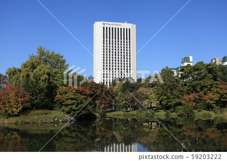 札幌中島公園在秋天 札幌中島公園在秋天 59203222