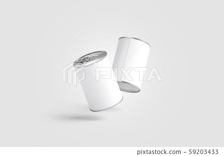 Blank two white big conserve can mockup, no gravity Blank two white big conserve can mockup, no gravity 59203433