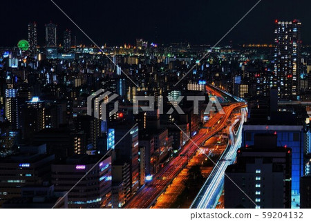 大阪港的夜景（從本町出發） 59204132