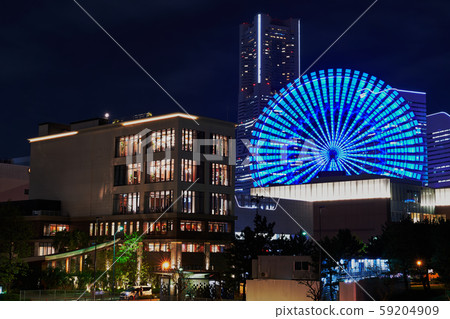 Night view of Yokohama Minato Mirai 59204909