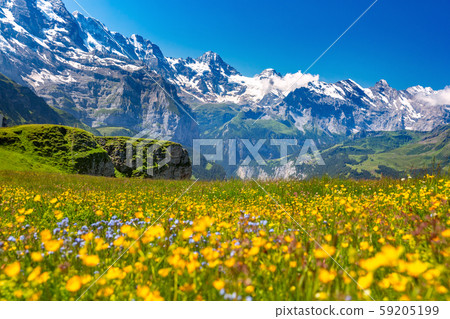 Mountain range Breithorn, Switzerland Mountain range Breithorn, Switzerland 59205199