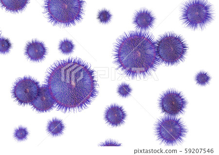 病毒的插圖（計算機圖形） 59207546