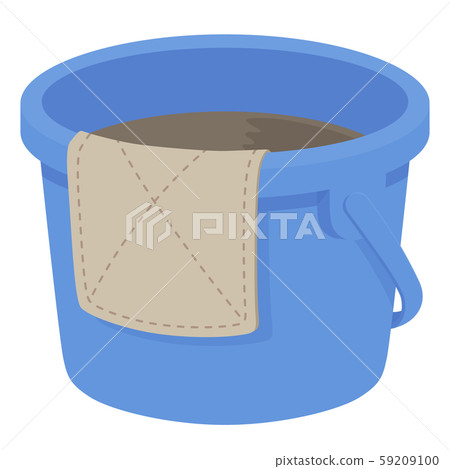 Dirty dusty bucket illustration_cleaning 59209100