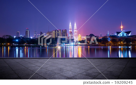 Night view of Kuala Lumpur city Night view of Kuala Lumpur city 59209245