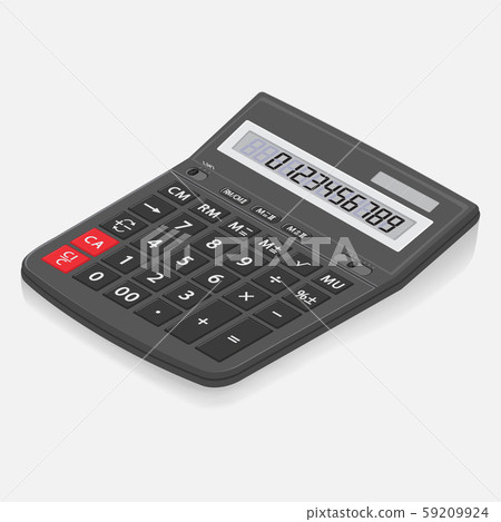 The calculator desktop with the LCD display. The calculator desktop with the LCD display. 59209924