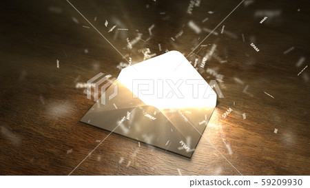 Spam email. Email with lots of spam. 59209930