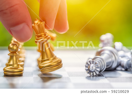 King Player Checkmate Winning Chess Board Game King Player Checkmate Winning Chess Board Game 59210029