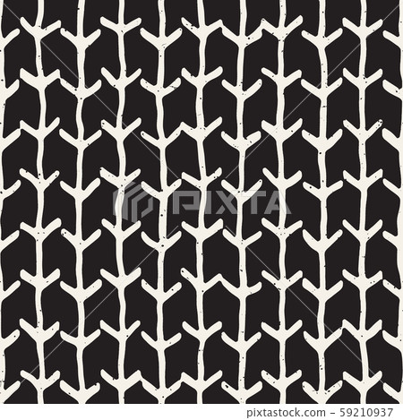Vector seamless geometric pattern. Hand drawn abstract background. Doodle lines texture. 59210937