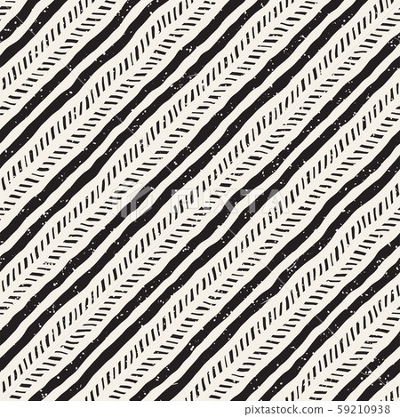 Vector seamless geometric pattern. Hand drawn abstract background. Doodle lines texture. 59210938