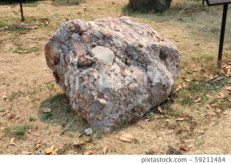 Natural specimen of conglomerate - sedimentary Natural specimen of conglomerate - sedimentary 59211484