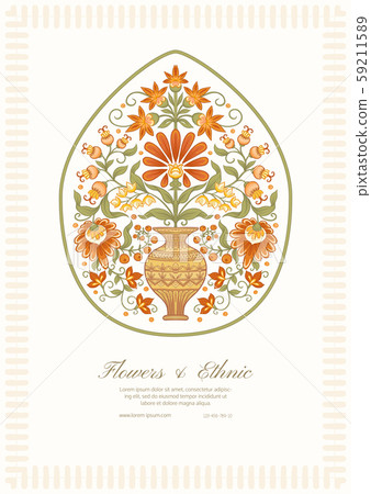 Tradition mughal motif, fantasy flowers Tradition mughal motif, fantasy flowers 59211589