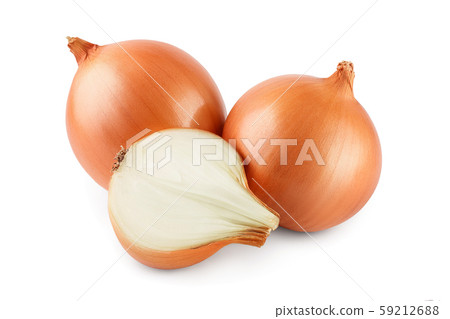 yellow onion isolated on white background close up yellow onion isolated on white background close up 59212688