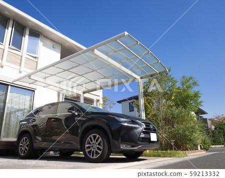 Residential carport 59213332