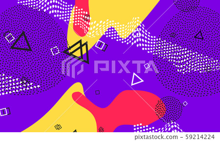 Lilac Contemporary Poster. Cool Texture. Red  59214224