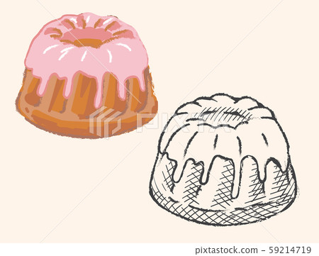 Kuglov. Bread material. Set of handwriting style and sketch style. 59214719