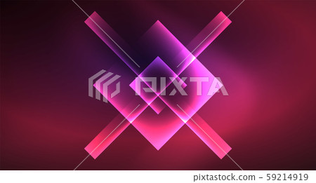 Neon shiny color squares on black, modern template Neon shiny color squares on black, modern template 59214919